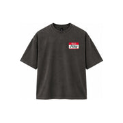 Hello My Name Is Tee - Washed Black