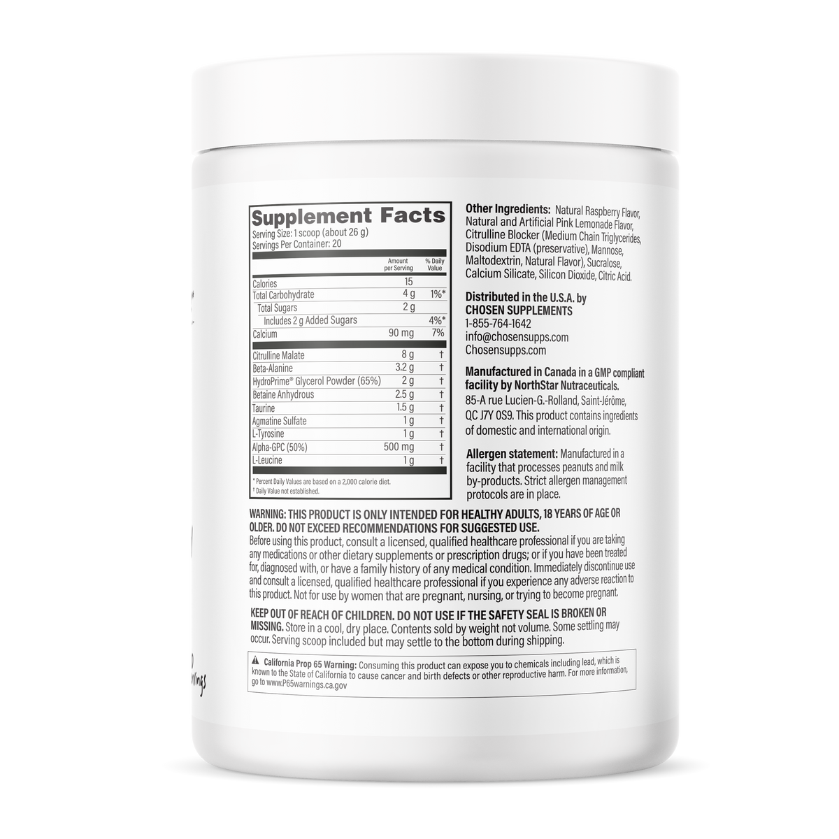 Stim-Free Pre Workout